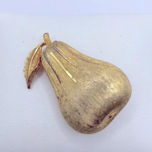 Vintage BSK Pear Brooch